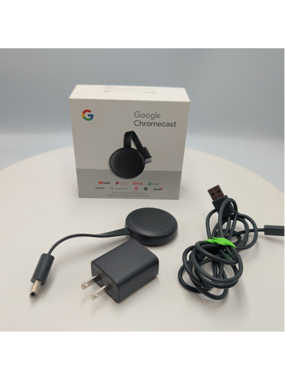 Google Chromecast Streaming Player 3rd Generation Carbon